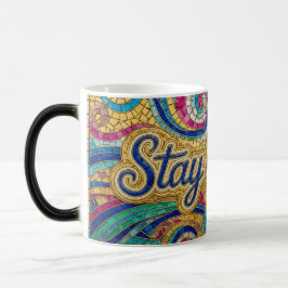 Mágica Taza de cerámica de color cambiante mosaico Stay G