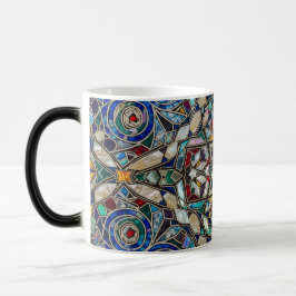 Mágica taza de cerámica de vidrio teñido mosaico cambiant