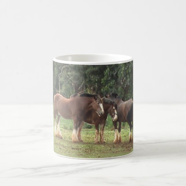Mágica Taza de Clydesdales (Centro)