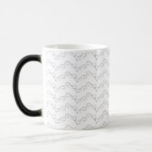 Taza de corazón negro