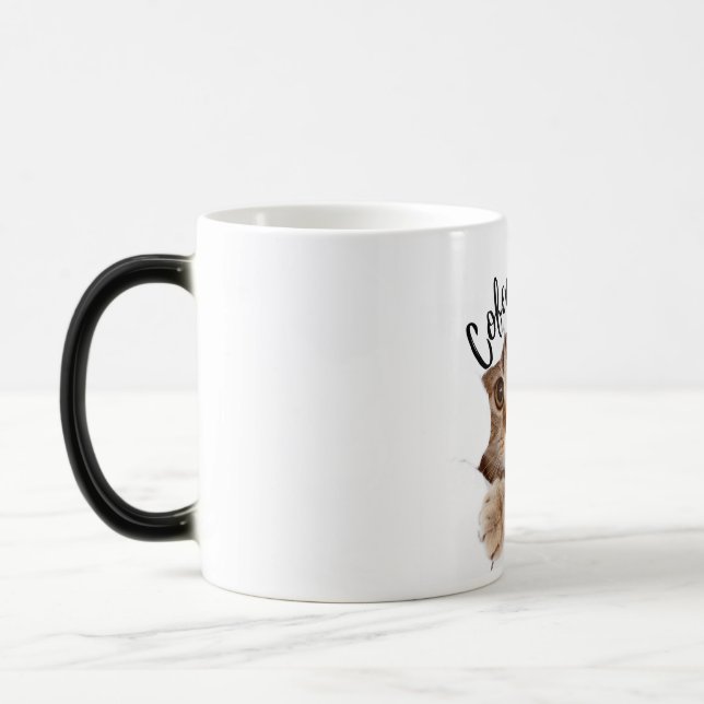Mágica Taza de Descanso para Café (Izquierda)