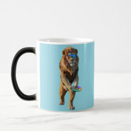 Mágica Taza de Disc Golf del León Divertido