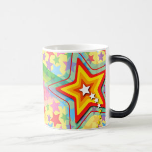 Mágica Taza de encargo colorida del regalo del arco iris