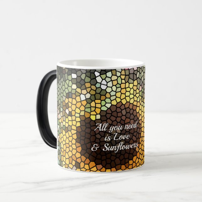Mágica Taza de girasol (Anverso izquierdo)