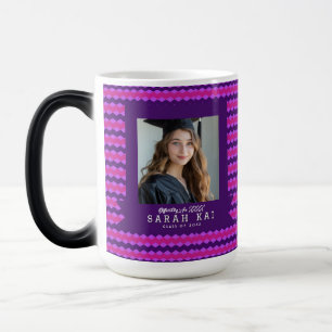 Mágica Taza de graduado con estampado en zigzag colorido 