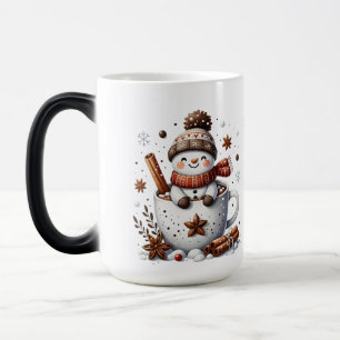 Mágica Taza de hombre de nieve de Navidad, Fiesta de caca