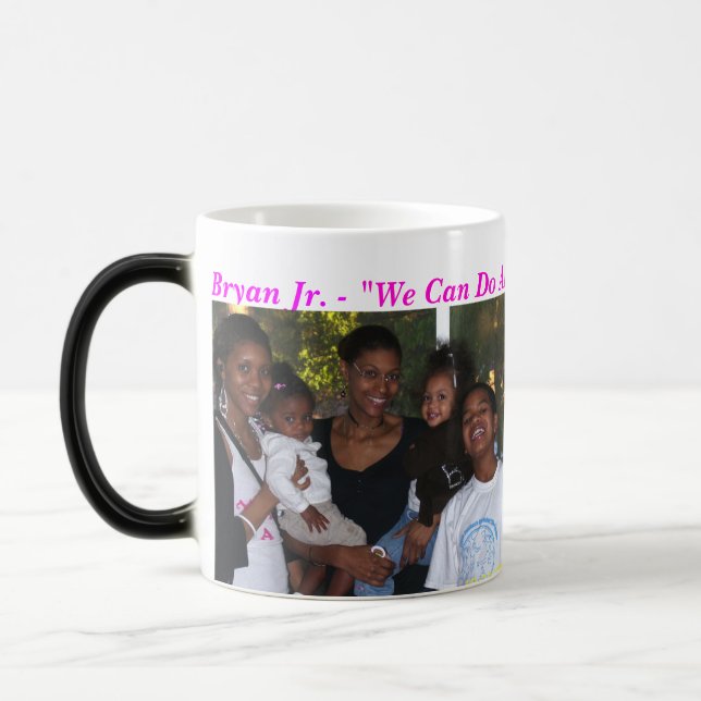 Mágica Taza de la alabanza personalizada - añada su (Izquierda)