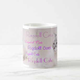 Mágica Taza de la bebida del gato de Ragdoll