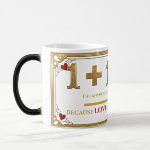 Mágica Taza de la Ecuación del Amor – 1+1 No Siempre es 2