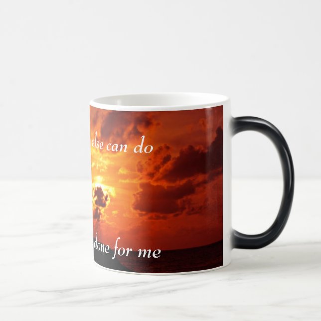 Mágica Taza de la puesta del sol (Derecha)