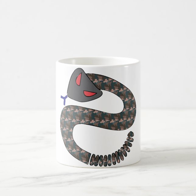Mágica Taza de la serpiente de Camo (Centro)