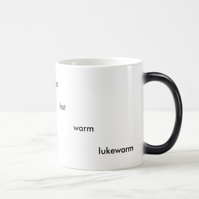 Mágica Taza de la temperatura (Derecha)