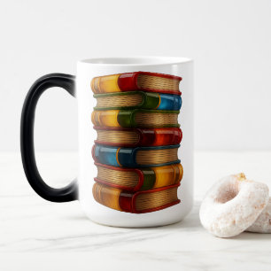 Mágica Taza De Libro Pintado Novedad 3d Libros Pintados C
