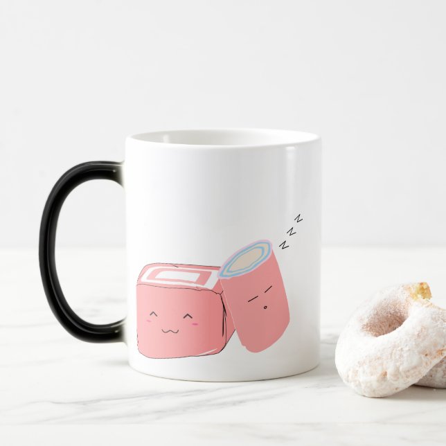 Mágica Taza de malvavisco Kawaii (Con donut)