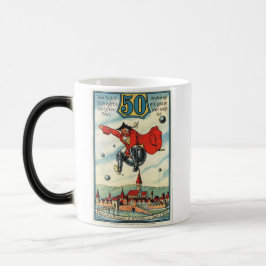 Mágica Taza de nota de banco de 50 Pfennig vintage Notgel