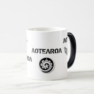 Mágica Taza de Nueva Zelanda del kiwi de AOTEAROA