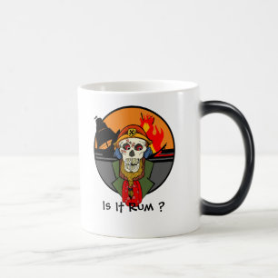 Mágica Taza de ron divertida para piratas   Regalo de hum