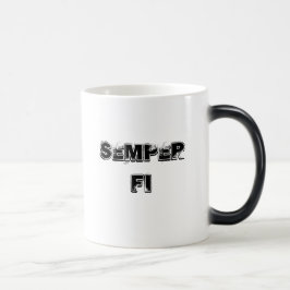 Mágica Taza de Semper Fi