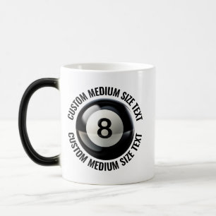 Mágica Taza de tamaño mediano, Piscina Bola 8 11oz Person