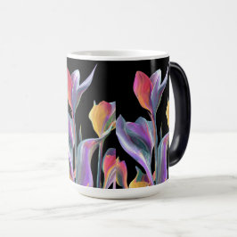 Mágica Taza de té con patrón de hoja de naturaleza tropic