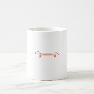 Mágica Taza de transformación con móvil de perro basset