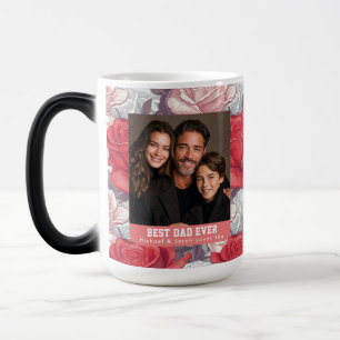 Mágica Taza de viaje de flor de rosa costera para papá pr