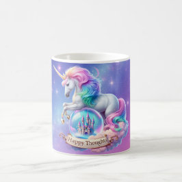 Mágica Taza del Castillo Arcoíris de Unicornio – Regalo d