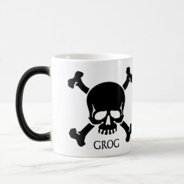 Mágica Taza del cráneo y del grog de los huesos