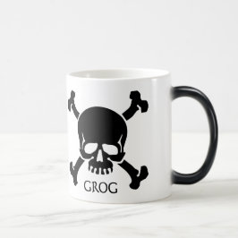 Mágica Taza del cráneo y del grog de los huesos