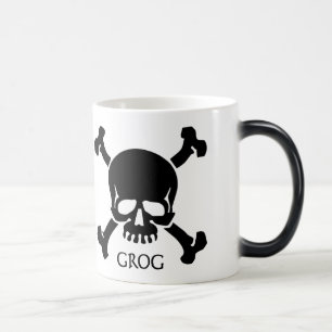 Mágica Taza del cráneo y del grog de los huesos
