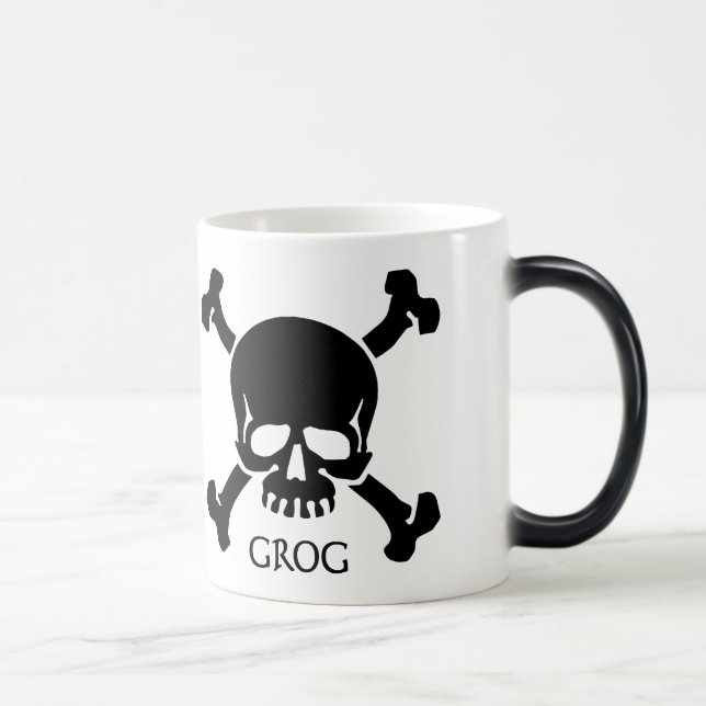 Mágica Taza del cráneo y del grog de los huesos (Derecha)