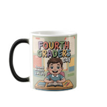 Taza del Día de Cuarto Grado de enero festivo