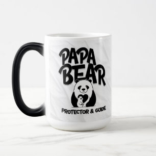 Mágica Taza del oso papá - Diseño de panda protector y gu