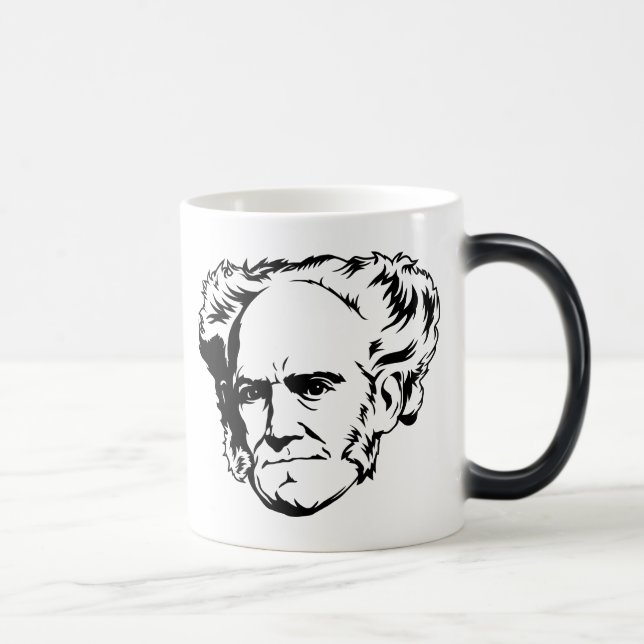 Mágica Taza del retrato de Schopenhauer (Derecha)