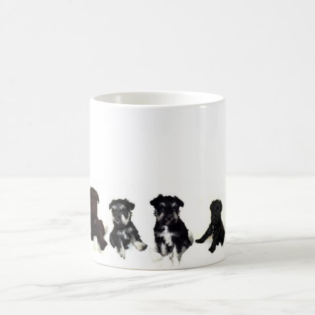 Mágica Taza del Schnauzer miniatura (Centro)