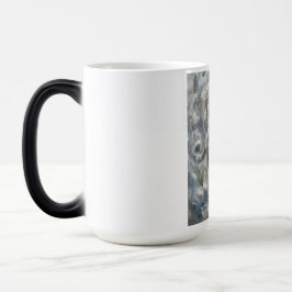 Mágica Taza del tótem de la pantera blanca – Arte animal 