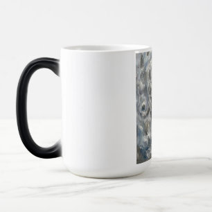 Mágica Taza del tótem de la pantera blanca – Arte animal
