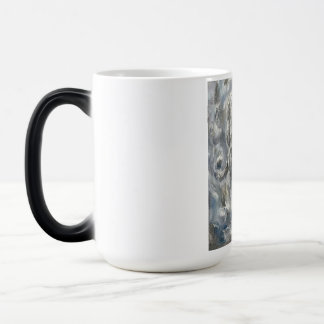 Mágica Taza del tótem de la pantera blanca – Arte animal 