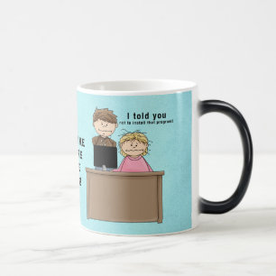 Mágica Taza del trabajo del ordenador