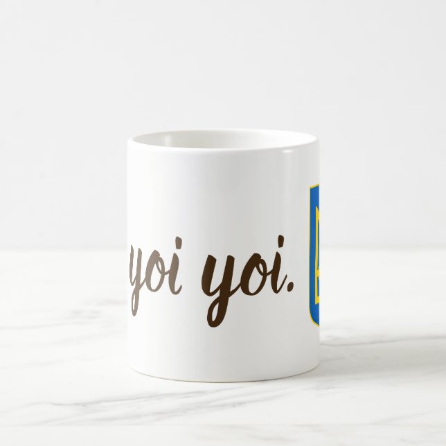 Mágica Taza del ucraniano de Oi Yoi Yoi Tryzub (Centro)