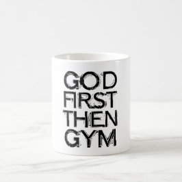 Mágica Taza Dios Primero Luego Gimnasio – Motivación Cris