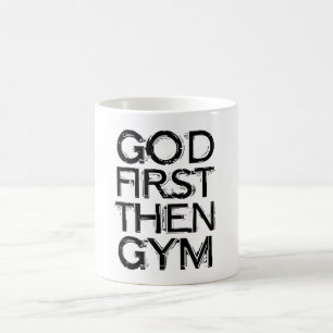 Mágica Taza Dios Primero Luego Gimnasio – Motivación Cris