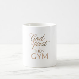Mágica Taza Dios Primero Luego Gimnasio – Motivación Cris