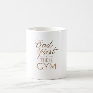 Mágica Taza Dios Primero Luego Gimnasio – Motivación Cris