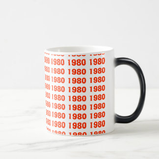 Mágica Taza el an o 80 de café