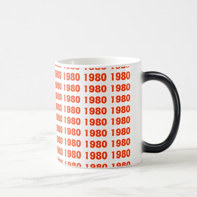 Mágica Taza el an o 80 de café (Derecha)