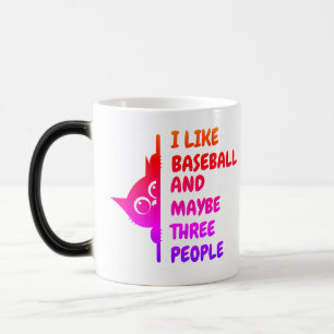 Mágica Taza especial béisbol de mi gato
