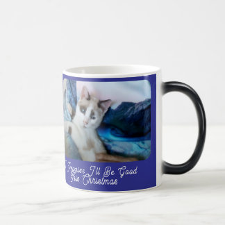 Mágica Taza Feliz Meowlidays con Cambio de Color, Amantes