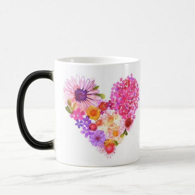 MÁGICA TAZA FLORAL (Izquierda)