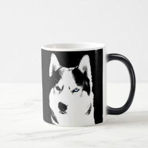 Mágica Taza fornida del husky siberiano de Guay de la